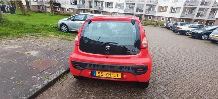 Peugeot 107 1.0 12V 5DR 2-TRONIC 2008 Rood, Auto's, Peugeot, Particulier, Benzine, A, Hatchback, Automaat, Origineel Nederlands