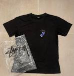 Stüssy T-shirt dobbelsteen zwart/paars/blauw, Kleding | Heren, Ophalen of Verzenden, Zo goed als nieuw, Blauw