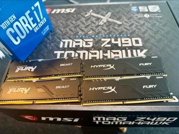 Pc Kit - Intel i7-10700K - MSI Z490 Tomahawk - 32GB DDR4 beschikbaar voor biedingen