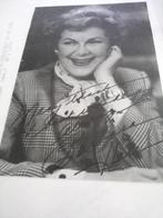 Filmster Handtekening Barbara Hale, Verzenden, Foto of Kaart, Gesigneerd