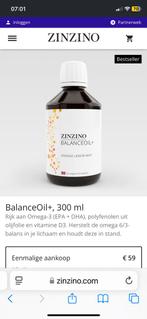 Zinzino BalanceOil+ - 300ml - nieuwe fles, Ophalen of Verzenden, Nieuw, Poeder of Drank