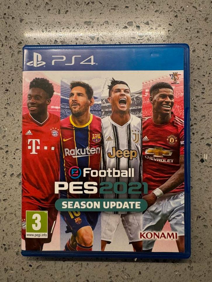 eFootball PES 2021 - Season Update, Spelcomputers en Games, Games | Sony PlayStation 4, Zo goed als nieuw, Sport, 3 spelers of meer