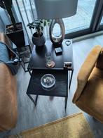 2 Zwarte Bijzettafeltjes 50x50 - ZGAN, Ophalen