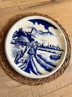 Boch Wandbord Blauw Wit Hollands Landschap, Antiek en Kunst, Ophalen of Verzenden