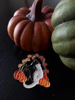 Katten pin, Halloween, herfst, cats, poezen, witchy, Overige materialen, 4 tot 7 cm, Verzenden, Zwart