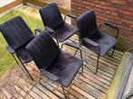 Eetkamerstoelen, Ophalen, Blauw, Zo goed als nieuw, Vier