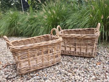 Rotan plantenbakken set beschikbaar voor biedingen