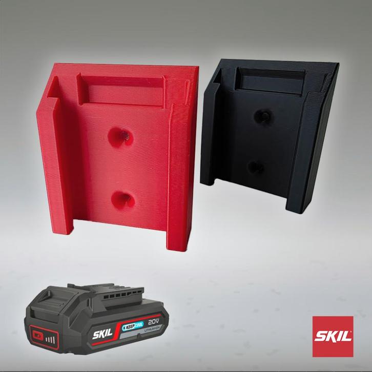 Skil 20V batterijhouder / accuhouder, Doe-het-zelf en Verbouw, Gereedschap | Boormachines, Nieuw, Kolomboormachine, 600 watt of meer