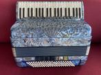 Z.g.a.n. italiaanse Charron Frères Cassotto accordeon 5korig, 120-bas, Met riemen, Toetsaccordeon, Ophalen of Verzenden