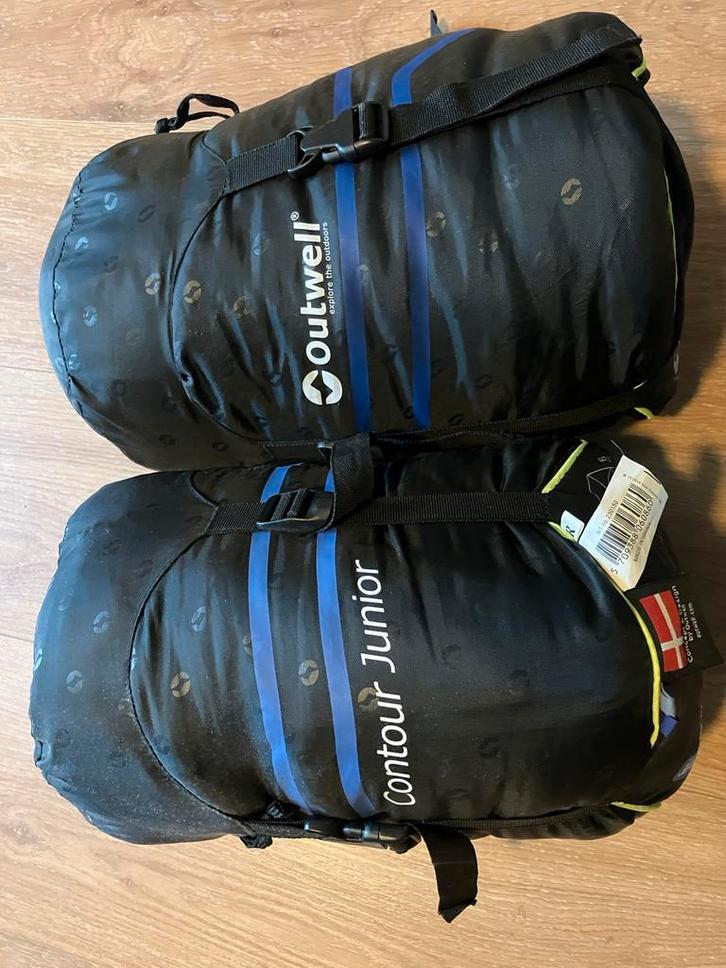 Slaapzak kind 170x70 Outwell junior, Caravans en Kamperen, Slaapzakken, Zo goed als nieuw, Ophalen