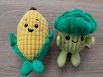 Kruidvat Evora Knuffels Rammelaar Broccoli en Maïs, Ophalen of Verzenden