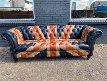 Super stoere Engelse Chesterfield bank GRATIS BEZORGD!  beschikbaar voor biedingen