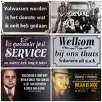 Beagle security service reclamebord van metaal wandbord, Nieuw, Ophalen of Verzenden