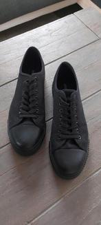 Zwarte Sneekers (mt 44 Katoen/linnen), Zwart, Ophalen of Verzenden, Sneakers of Gympen, Zo goed als nieuw