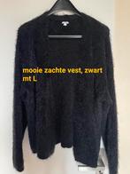 Mooie zwarte, zachte vest, mt Large en in prima staat, Ophalen of Verzenden, Zo goed als nieuw, Maat 42/44 (L), Zwart