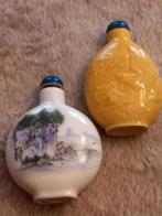 Chinees porseleine opium / sier flesjes 6 cm, Ophalen of Verzenden, Zo goed als nieuw