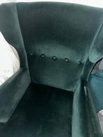Ikea Strandmon fauteuil groen + voetenbank, Ophalen, Gebruikt, Stof, 75 tot 100 cm