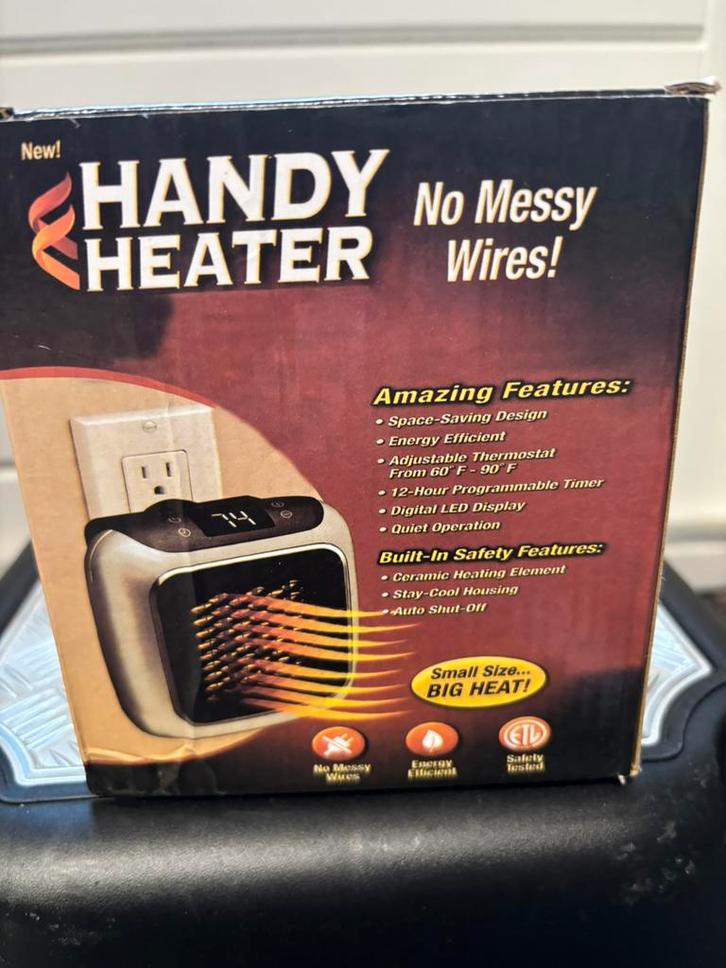 Mini kacheltje voor in het stopcontact, Huis en Inrichting, Kachels, Nieuw, Overige soorten, Elektrisch, Ophalen of Verzenden