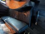 Te koop echt leren eetkamerbank moet weg, Huis en Inrichting, Stoelen, Ophalen, Leer, Zo goed als nieuw, Drie