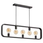 Hanglamp Varsa Zwart, Huis en Inrichting, Lampen | Hanglampen, Ophalen of Verzenden, Zo goed als nieuw, Minder dan 50 cm