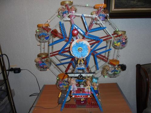 Meccano SCHITTEREND Reuzenrad met GEKLEURDE verlichting, Hobby en Vrije tijd, Modelbouw | Auto's en Voertuigen, Zo goed als nieuw