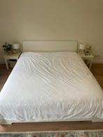 IKEA bed MALM Achtig 160x200cm, Ophalen, Gebruikt, Wit, Tweepersoons
