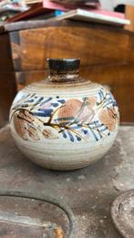Lief rond vintage midcentury japandi studio pottery vaasje, Ophalen of Verzenden