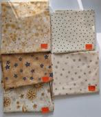 Quilt en patchwork stofjes sterren set 4, Overige kleuren, Ophalen of Verzenden, Zo goed als nieuw, 30 tot 120 cm