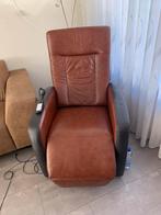 Elektronische relaxstoel, Huis en Inrichting, Fauteuils, Minder dan 75 cm, Leer, Ophalen of Verzenden, Zo goed als nieuw