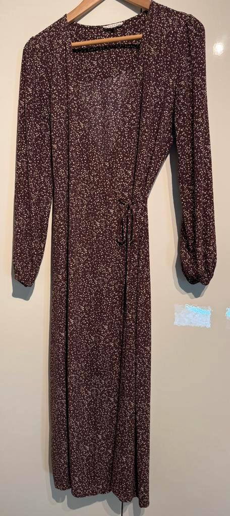 Wikkeljurk van het merk Zusss, maat S-aubergine/bruin/beige, Kleding | Dames, Blouses en Tunieken, Zo goed als nieuw, Maat 36 (S)
