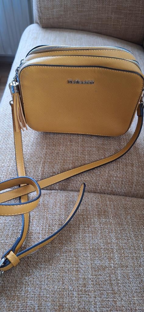 Geel Flora & Co Tasje - Stijlvol en praktisch!, Sieraden, Tassen en Uiterlijk, Tassen | Damestassen, Ophalen of Verzenden, Zo goed als nieuw