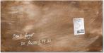 Sigel glasmagneetbord - Artverum - 91x46cm - brons - SI-GL26, Dtrendingshop@gmail.com, Verzenden, Sigel, Nieuw