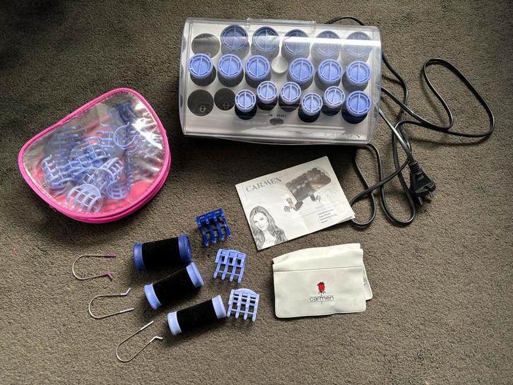 Carmen krulset Warmterollers voor Lang Haar, Sieraden, Tassen en Uiterlijk, Uiterlijk | Haarverzorging, Zo goed als nieuw, Ophalen of Verzenden