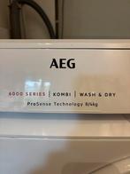 AEG 6000 Serie Was-droogcombinatie, 6 tot 8 kg, Ophalen, Gebruikt, 85 tot 90 cm
