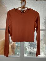 crop t shirt met lange mouw zeven sisters roest kleur, Maat 38/40 (M), Bruin, Seven Sisters, Ophalen of Verzenden