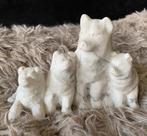 AARKTIK Sculptures - Husky Dog & Pups, Ophalen of Verzenden, Zo goed als nieuw, Dier
