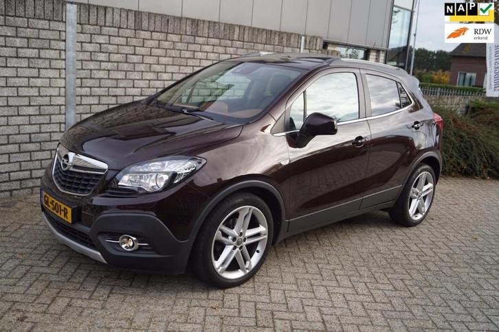Opel Mokka 1.4 T Cosmo Leder Sportst Stoel/Stuurverw Navi Ca, Auto's, Opel, Bedrijf, Te koop, Mokka, ABS, Achteruitrijcamera, Airbags