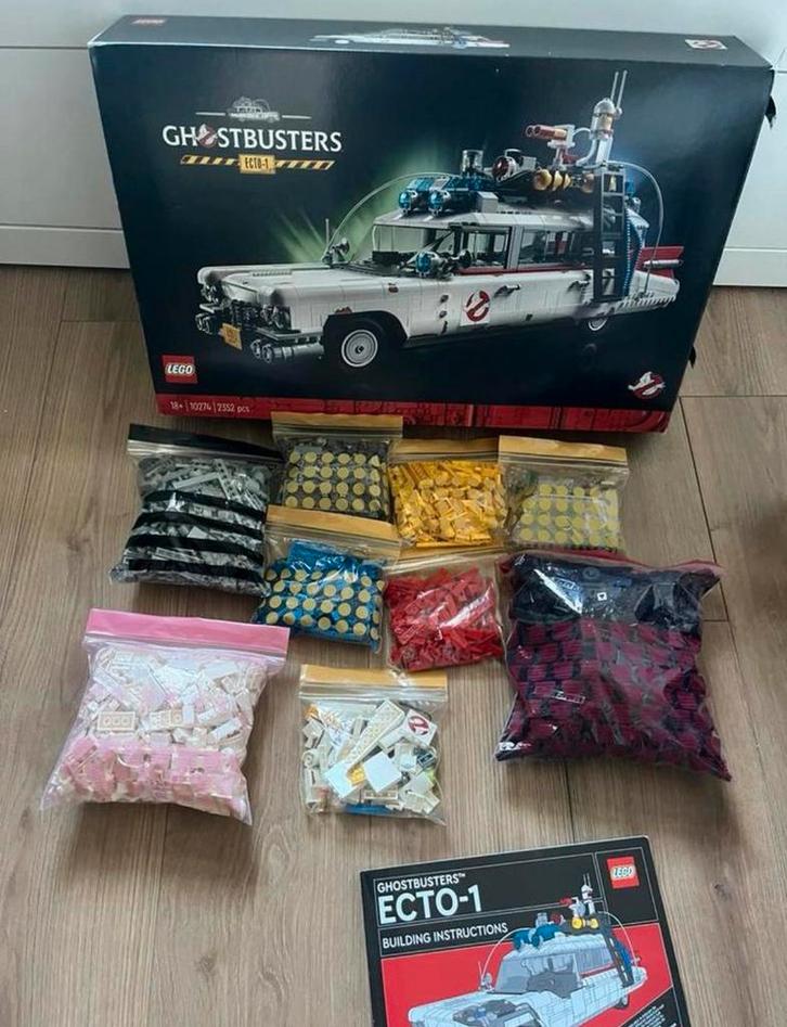 LEGO Ghostbusters ECTO-1 (Set 10274), Kinderen en Baby's, Speelgoed | Bouwstenen, Zo goed als nieuw, Ophalen of Verzenden