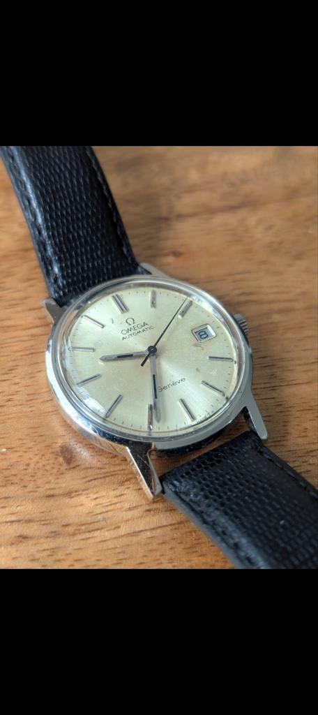 Omega Genève Automatic, Sieraden, Tassen en Uiterlijk, Horloges | Antiek, Omega, Staal, 1960 of later, Ophalen of Verzenden