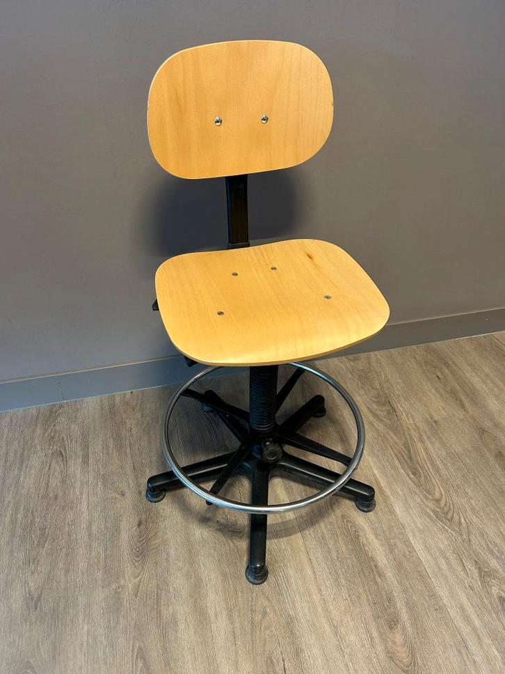 Stoel (pelstoel), Huis en Inrichting, Stoelen, Zo goed als nieuw, Eén, Hout, Overige kleuren, Ophalen