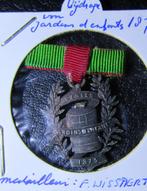 1875 Denier Jardins D'Enfants / Wissaert - Zilver 28x20mm, Verzenden, Zilver, Buitenland