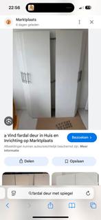 Ikea kast deuren met spiegel, Huis en Inrichting, Kasten | Kledingkasten, Ophalen, 200 cm of meer, Nieuw, 50 tot 100 cm