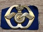Militair KL baretembleem jaren 40-50, Verzamelen, Militaria | Algemeen, Ophalen, Landmacht, Nederland, Embleem of Badge
