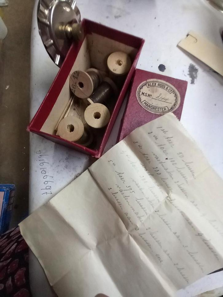 Vintage Alex Ross & Co. Garenset, Antiek en Kunst, Antiek | Emaille, Ophalen of Verzenden