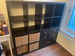 IKEA Kallax kast met vakken en lades, Ophalen, Gebruikt, 100 tot 150 cm, 25 tot 50 cm