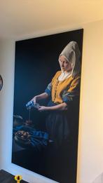 Het Melkmeisje van Joh Vermeer in een moderne versie, Antiek en Kunst, Ophalen