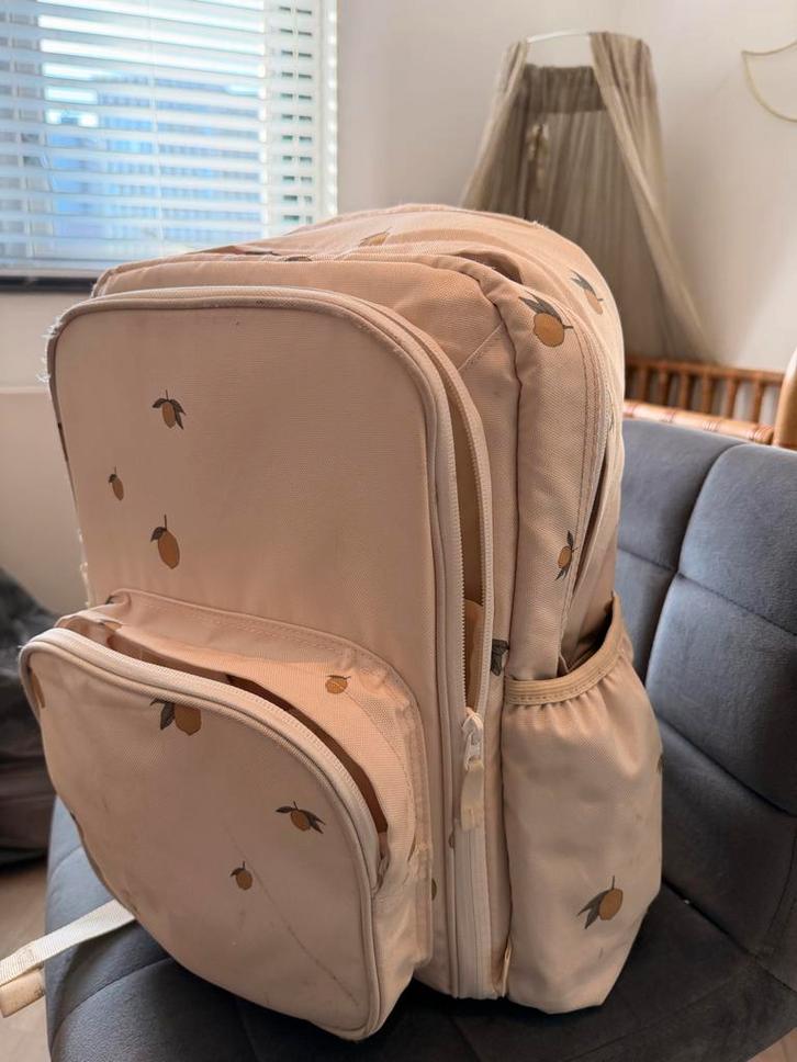 Kognes Sløjd Lemon XL Rugtas, Kinderen en Baby's, Luiertassen, Zo goed als nieuw, Rugzak, Ophalen of Verzenden