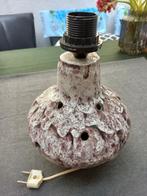 Jaren '70, vintage keramieken lampvoet van Duitse komaf., Overige materialen, Gebruikt, Ophalen of Verzenden, Minder dan 50 cm