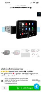 Android/Apple Radio - Enkel DIN - Universeel, Auto diversen, Autoradio's, Ophalen, Zo goed als nieuw