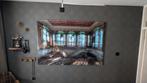 Mooi plexiglas schilderij van verlaten villa uit Italië, Ophalen, 125 cm of meer, Schilderij, 75 cm of meer